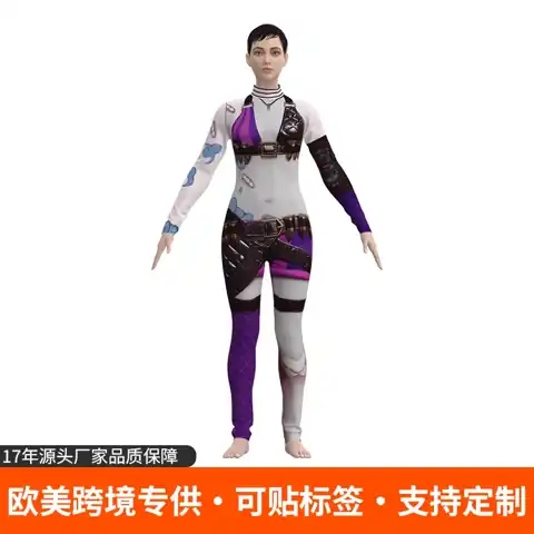 Arcane Character Print Bodysuit